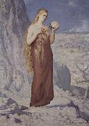 Pierre Puvis de Chavannes Hl. Maria Magdalena in der Wuste Germany oil painting artist